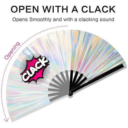 GlowHolographic Hand Fan